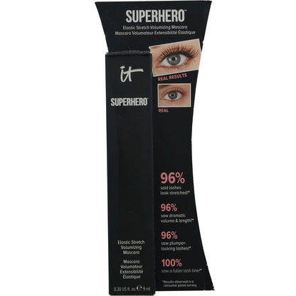 Full Size It Cosmetics Superhero Elastic Stretch Volumizing Mascara Super Black