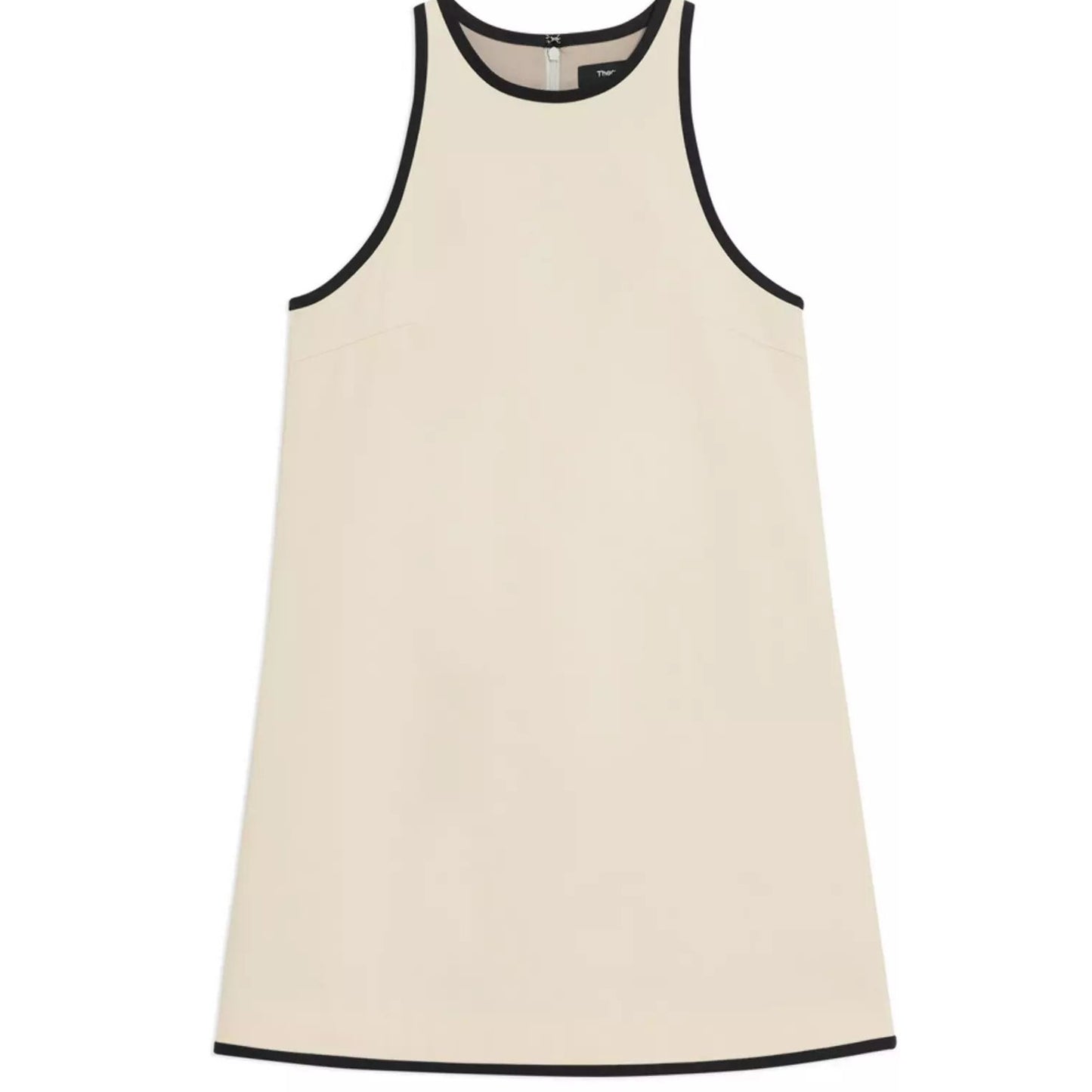 Theory Womens Contrast Trim Cotton Shift Dress, Size 12, Retail price: 345$