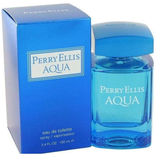 Perry Ellis Aqua by Perry Ellis Eau De Toilette Spray 3.4oz for Men, New, Sealed