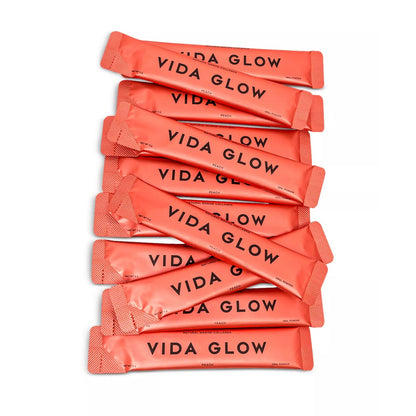 Vida Glow Natural Marine Collagen Dietary Supplement - peach