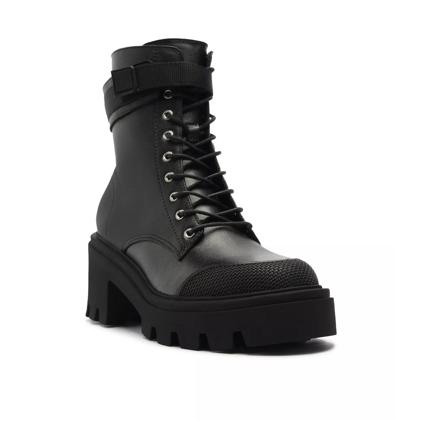 Schutz Women's Black Sarah Round Toe Boots, 8.5 B, NIB, MSRP : 238$