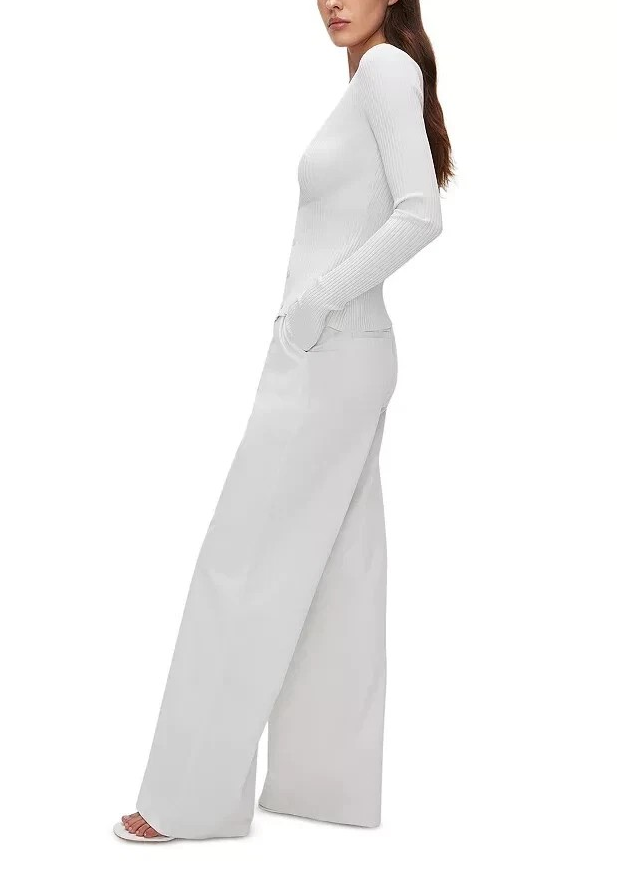 Good American Good Skate Denim Wide-Leg Jeans - US 8/UK 12, MSRP: 189